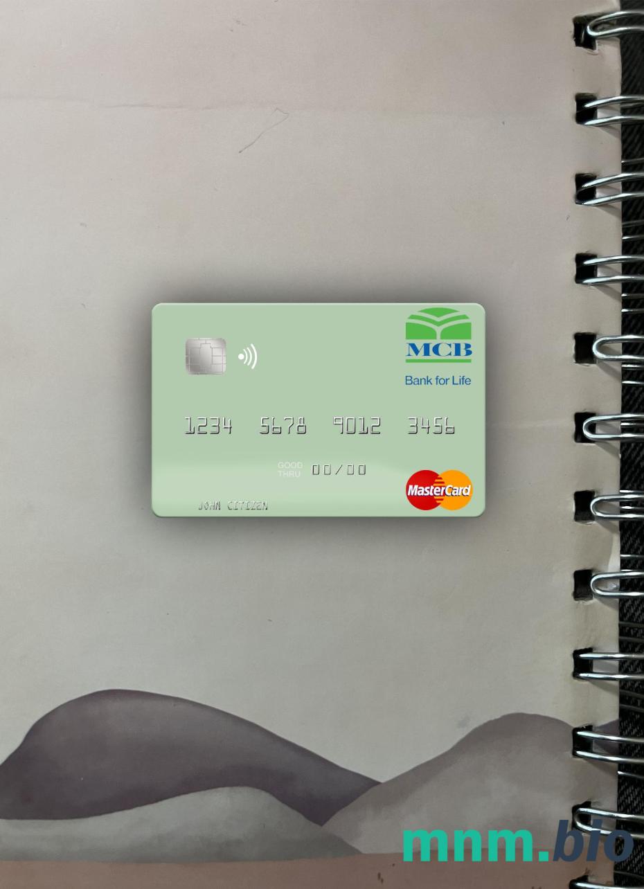 United Arab Emirates MCB bank wygląd zdjęcia mastercard skan PSD + zdjęcie
